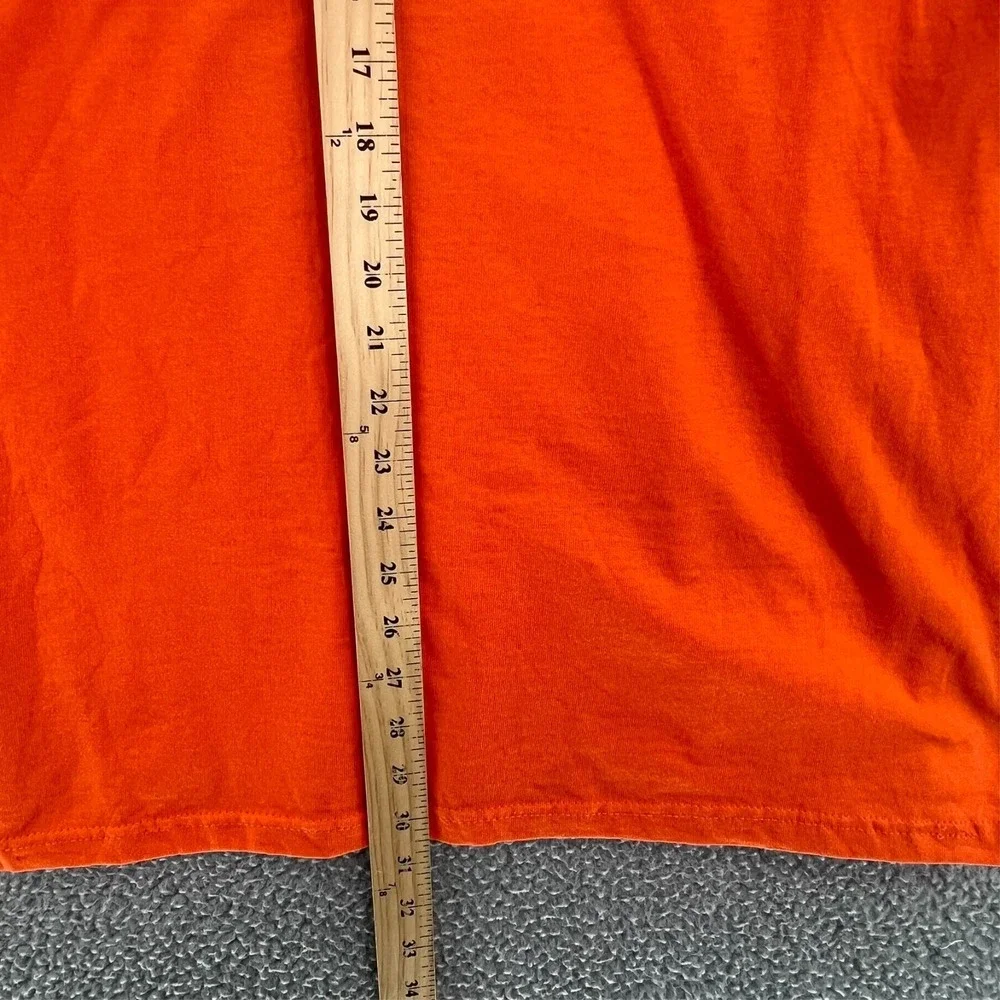 Vintage Y2k TOPPLE THE TURTLES‎ VA vs MD T Shirt Men's XL Orange Delta READ